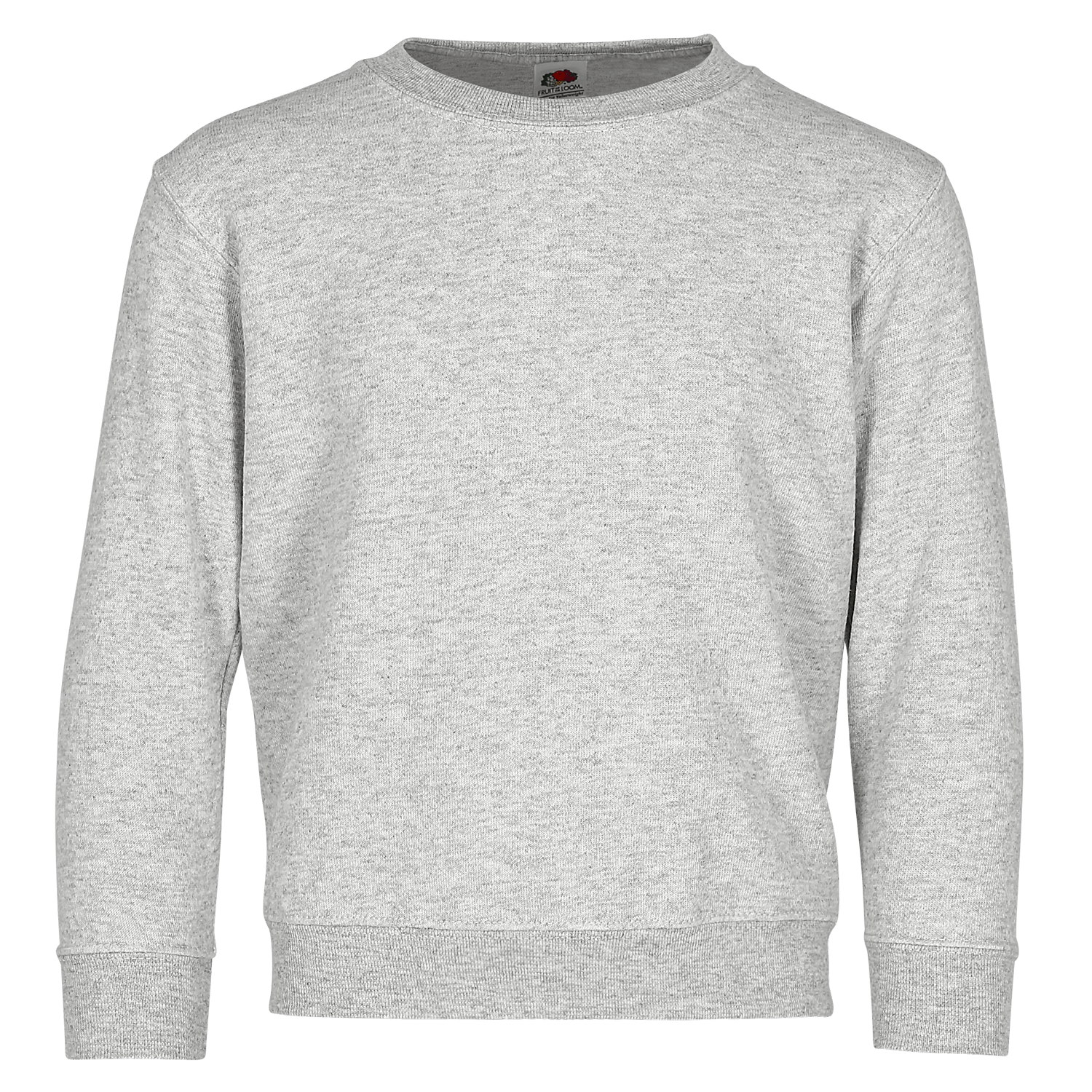 Fruit of the Loom Kinder Classic Set-In Sweat in Graumeliert