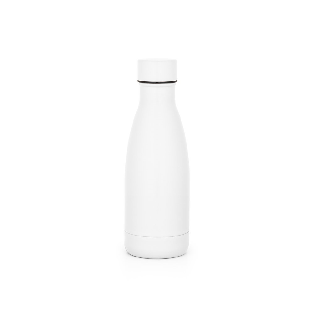 Thermosflasche aus 90% recyceltem Edelstahl 400 mL | Re-buffon S – Weiß