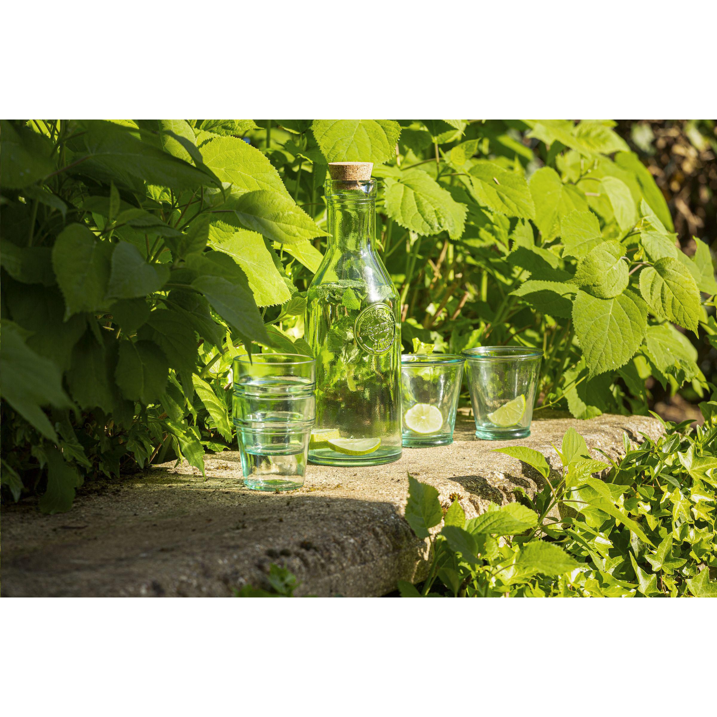 Sevilla Wasserflasche recyceltem Glas 1,2 L
