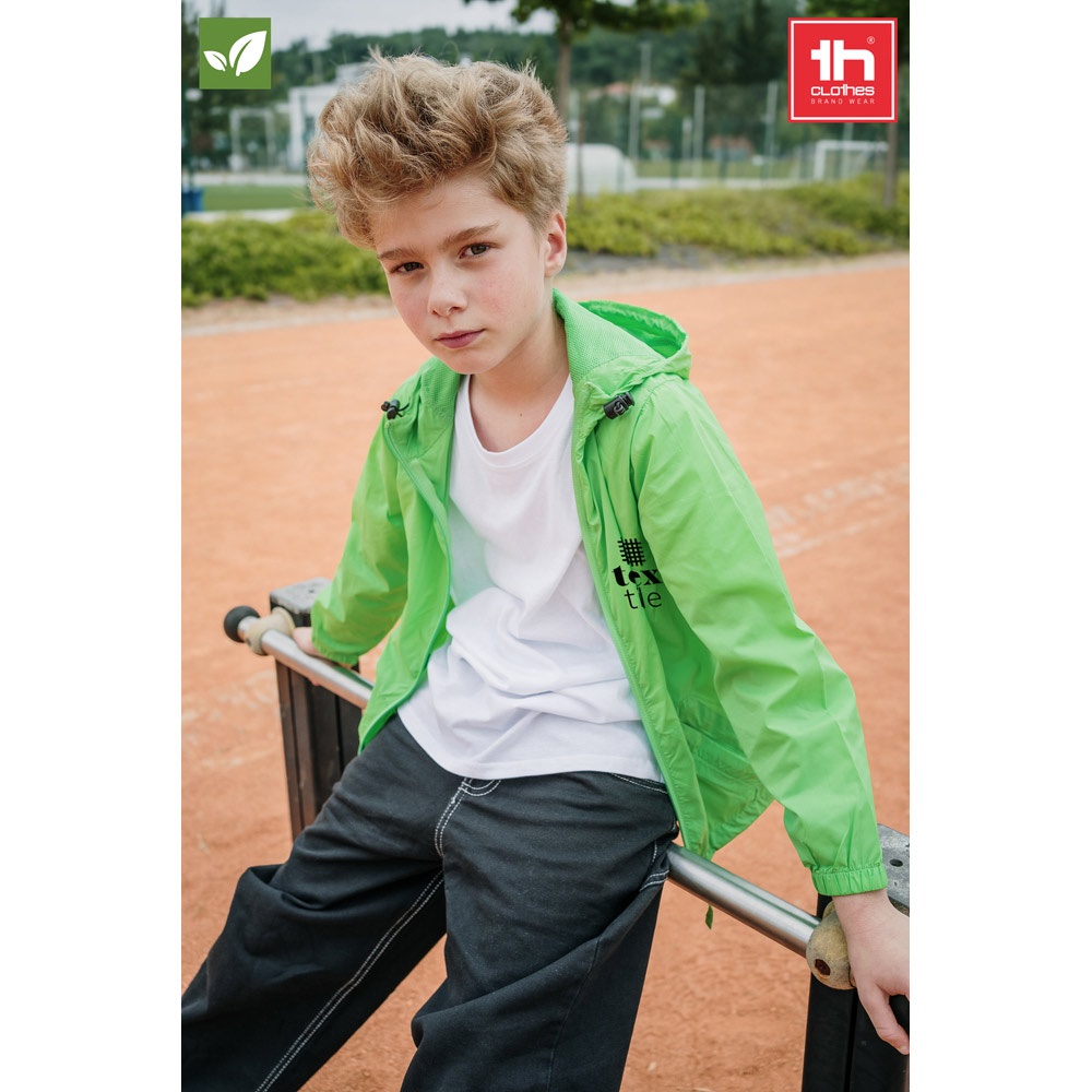 Windjacke (Unisex) | THC Dubliners Kids – Schwarz, Ansicht 5