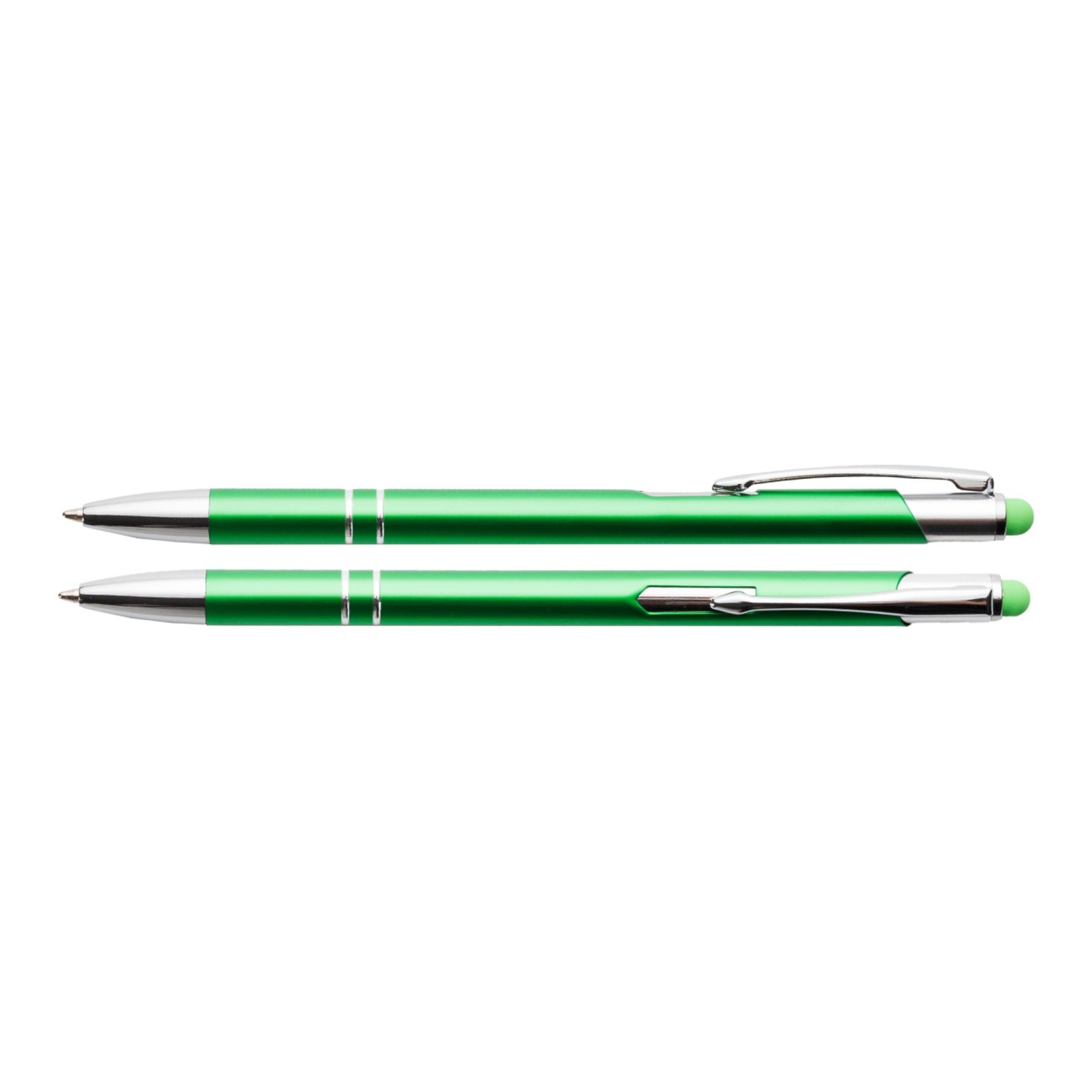 Bello Touchpen-Kugelschreiber | Metall in Hellgrün