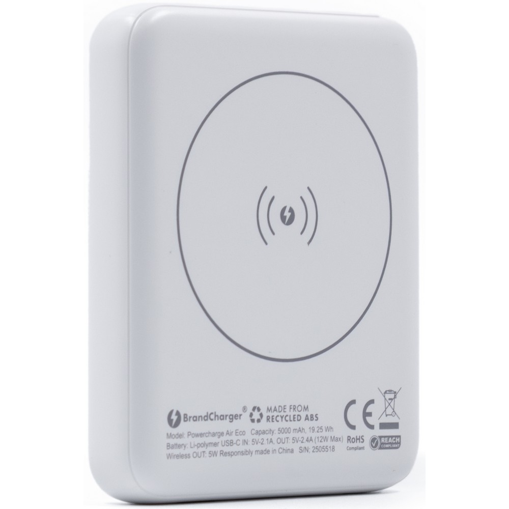 Magnetische kabellose Powerbank 5000 mAh BrandCharger Powercharge Air in Weiß