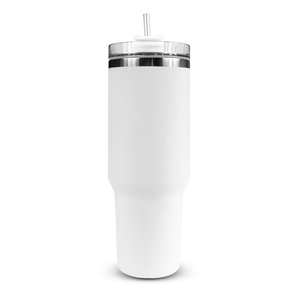 Thermobecher 1200 ml mit ergonomischem Griff | Stasimus in Weiß, Ansicht 4