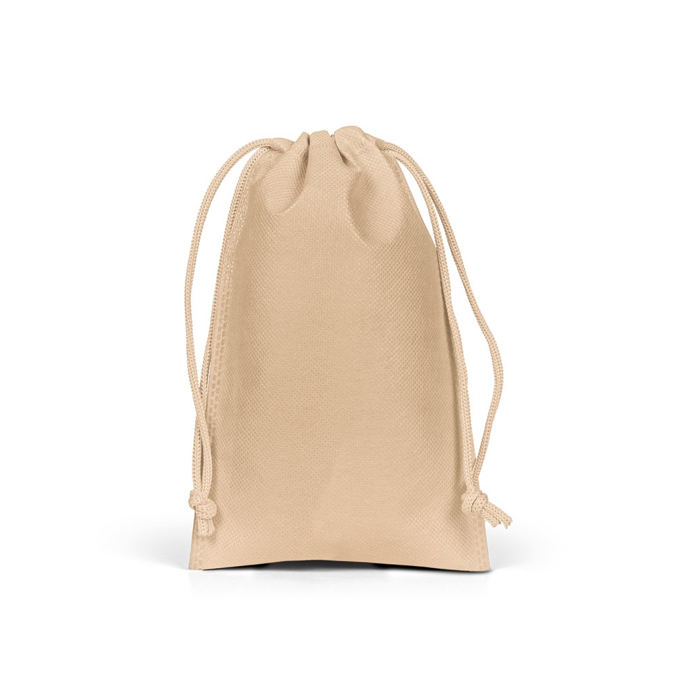 Kleiner Geschenkbeutel aus Vliesstoff (60 g/m²) | Gift Bag S – Hellbraun