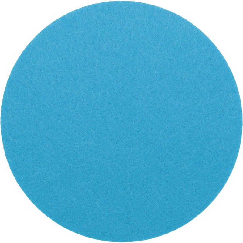 Filzuntersetzer rund Ø 25 cm in Hellblau