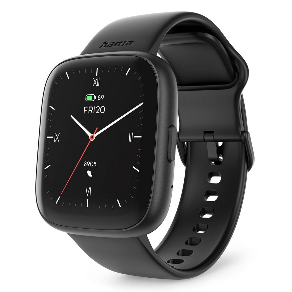 Aktivitätsmonitor Hama Smartwatch 4000 in Schwarz