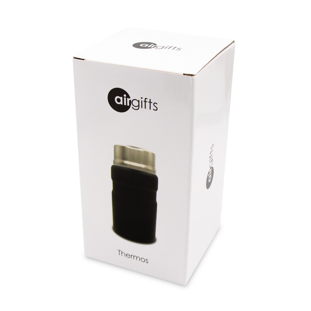 Air Gifts Thermobehälter 650 ml, Klapplöffel | Jonathan in Schwarz, Ansicht 8