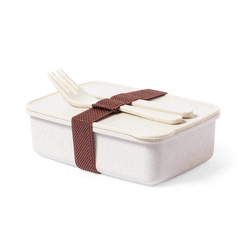 Lunchbox 700 ml, Besteck in Neutral