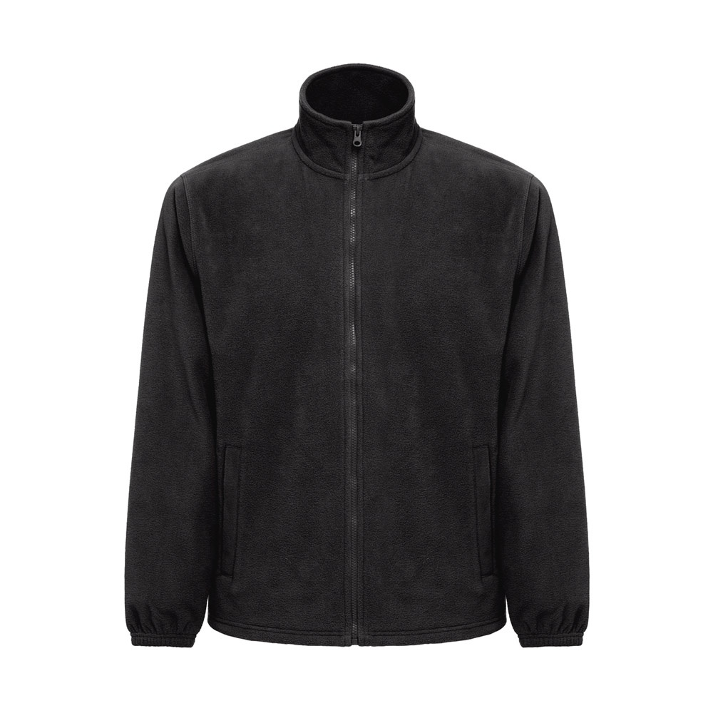 Herren Polarjacke HD aus Polyester | THC Gama – Schwarz