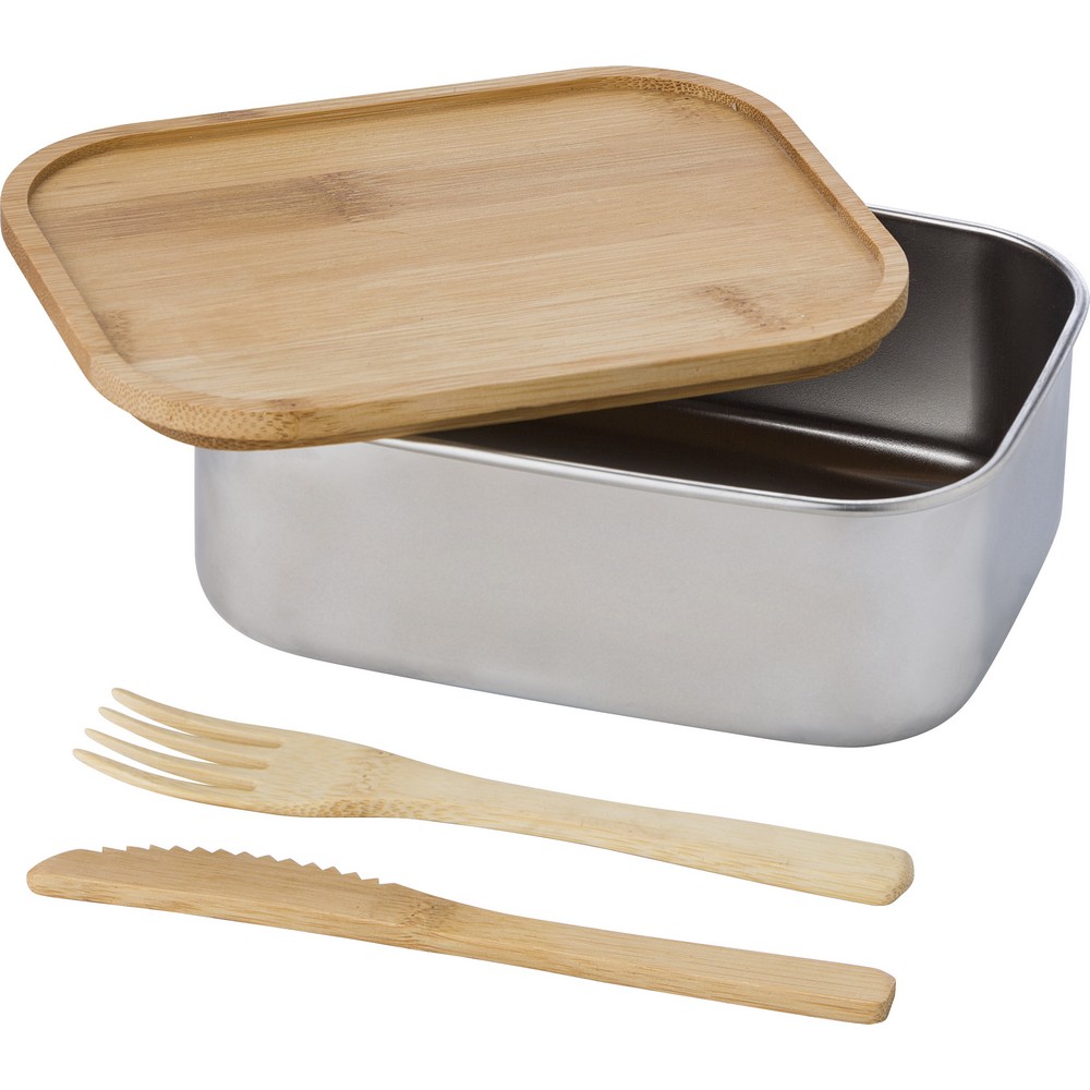 Lunchbox 600 ml in Braun, Ansicht 2