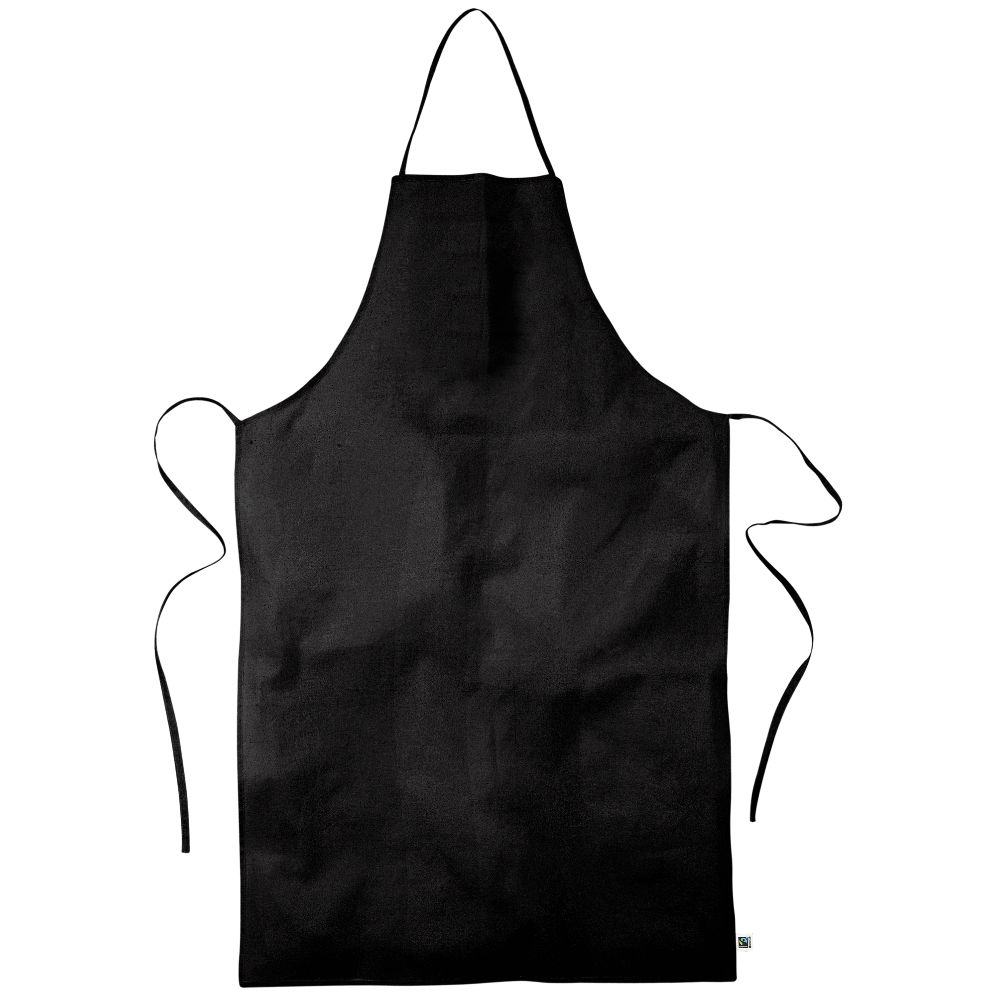 TEXXILLA Promo-Schürze aus Fairtrade-zertifizierter Baumwolle in Schwarz