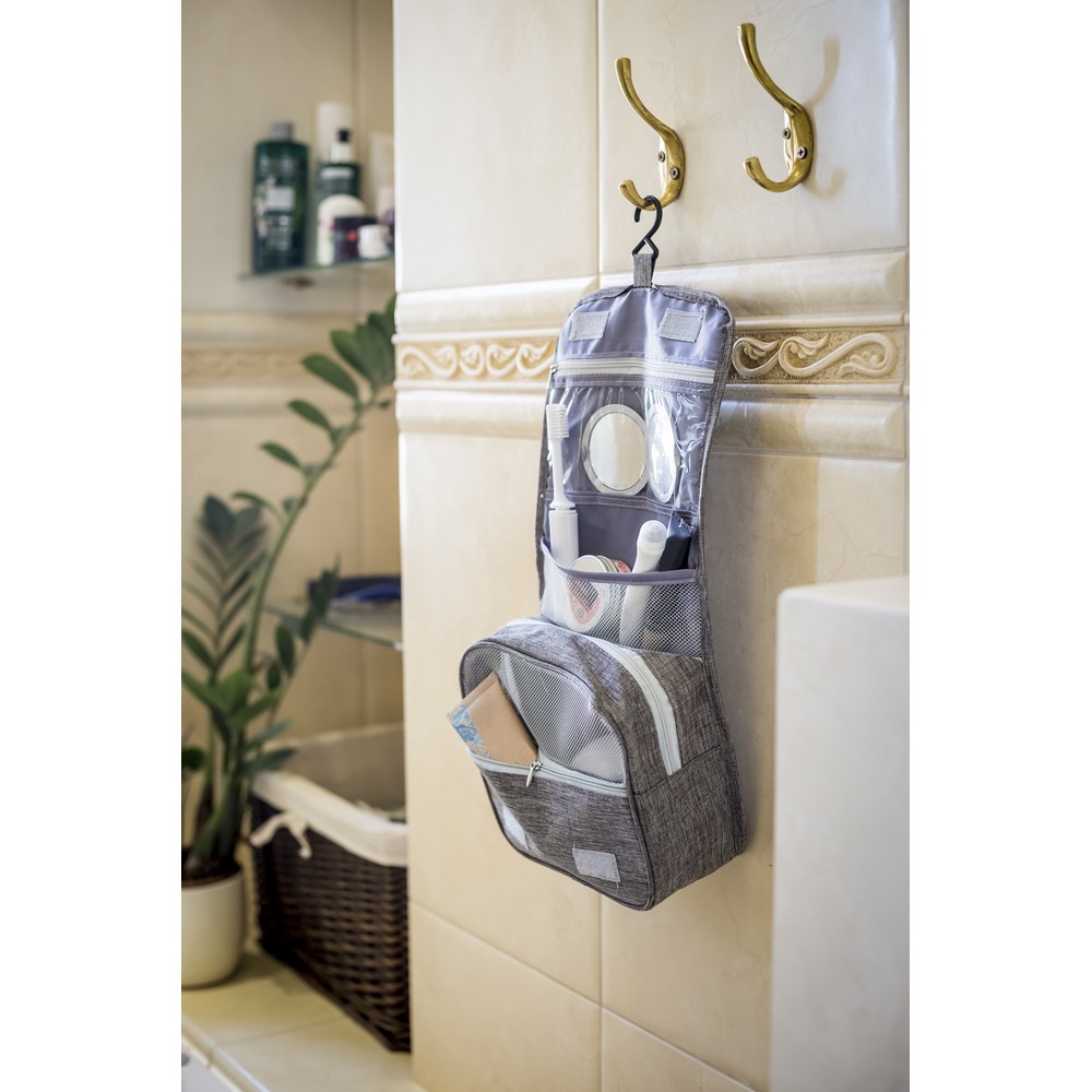 Kosmetiktasche | Gloria in Grau, Ansicht 2