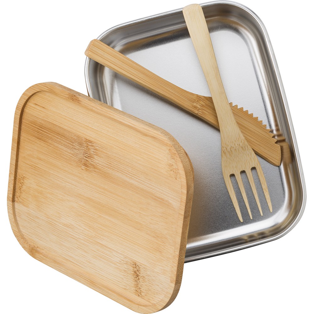 Lunchbox 600 ml in Braun, Ansicht 4