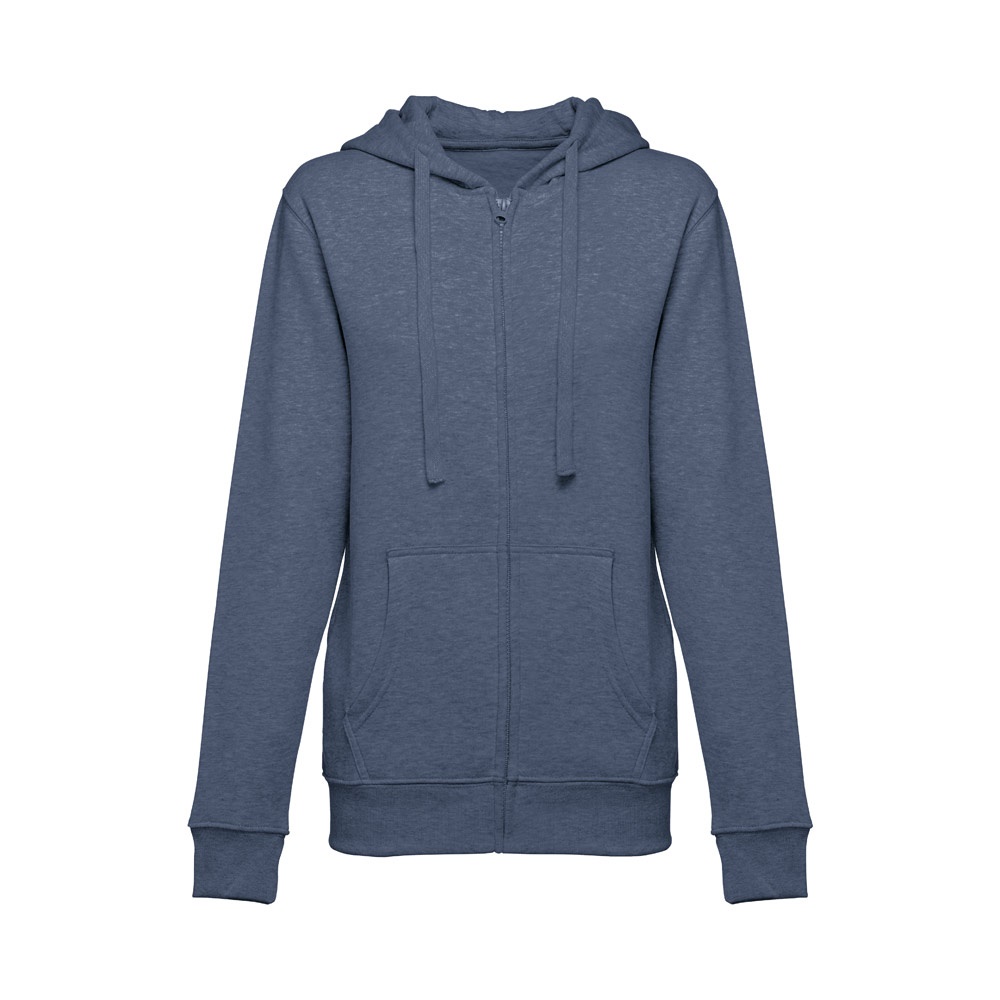 Sweatshirt für Frauen aus Baumwolle und Polyester | THC Amsterdam Women II – Blau melliert