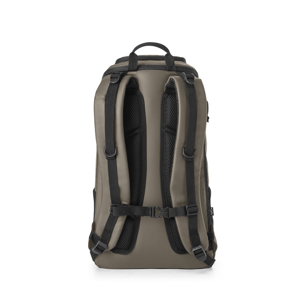 Wanderrucksack mit wasserdichter Beschichtung | Alasca – Dunkelgrün, Ansicht 3