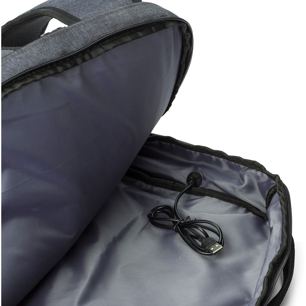 Laptop-Rucksack 15" in Schwarz, Ansicht 6