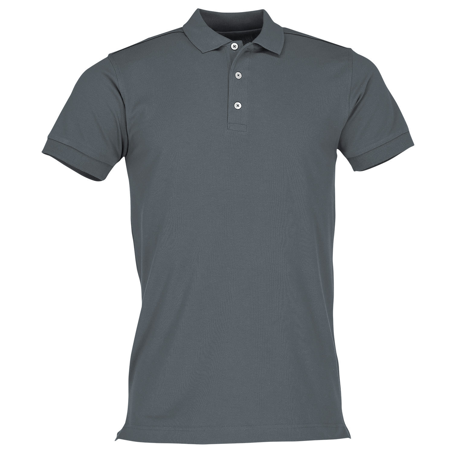 Russell Körperbetontes Stretch-Polo in Convoy Grey