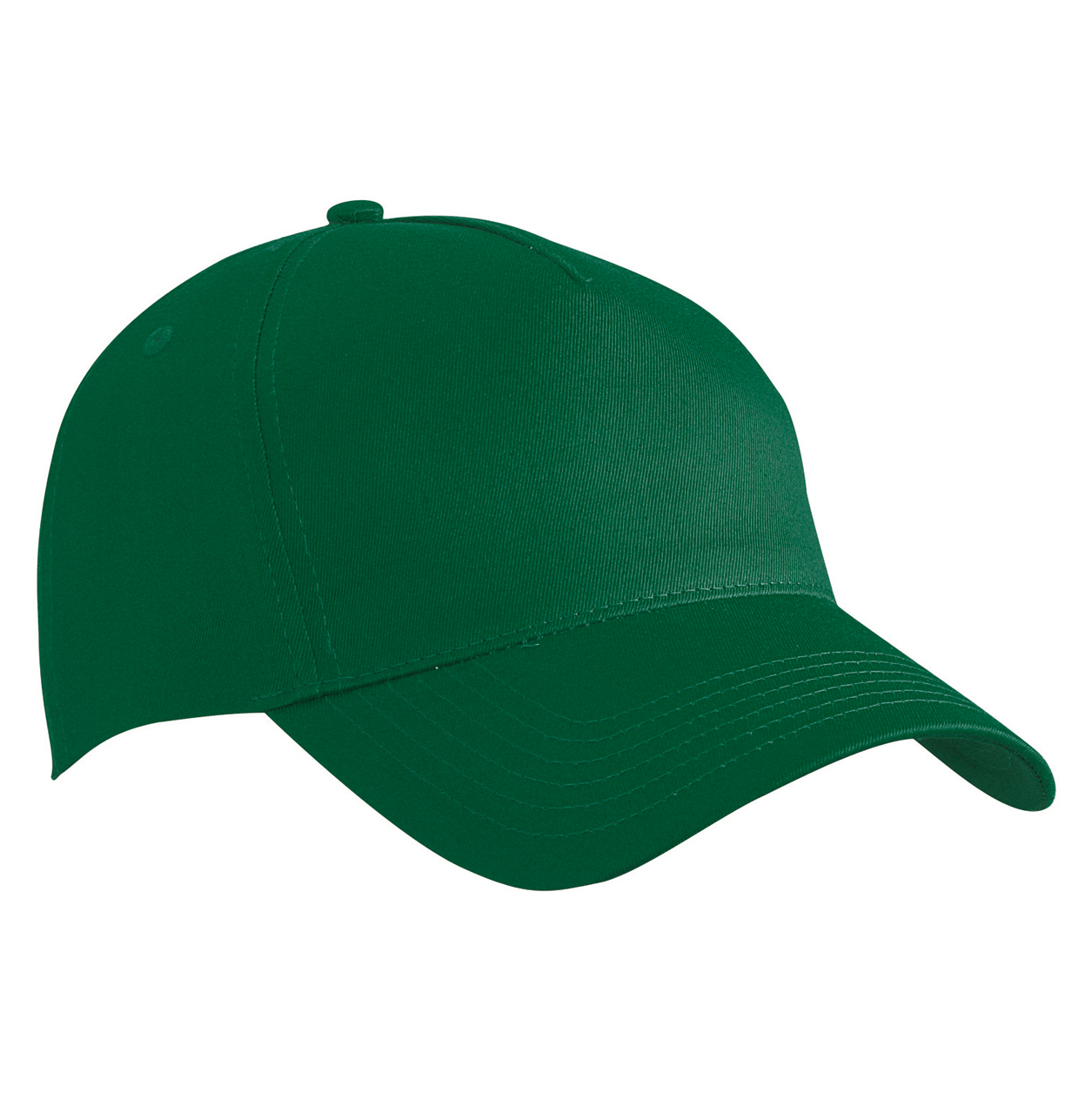 5 Panel Cap in Dunkelgrün