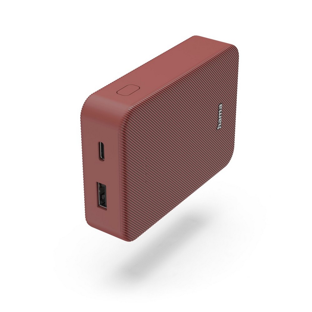 Powerbank 10000 mAh Hama Power Pack in Rot