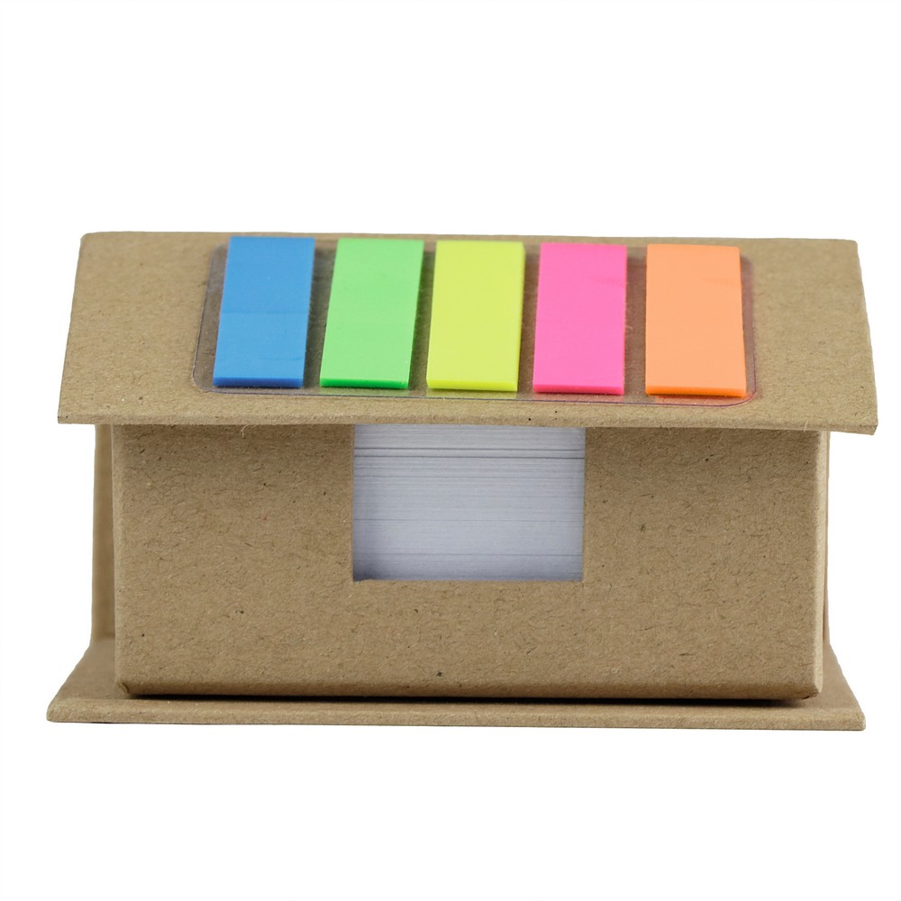 Notizenset "Haus", Notizbuch, Haftnotizen | Oliver in Neutral, Ansicht 3