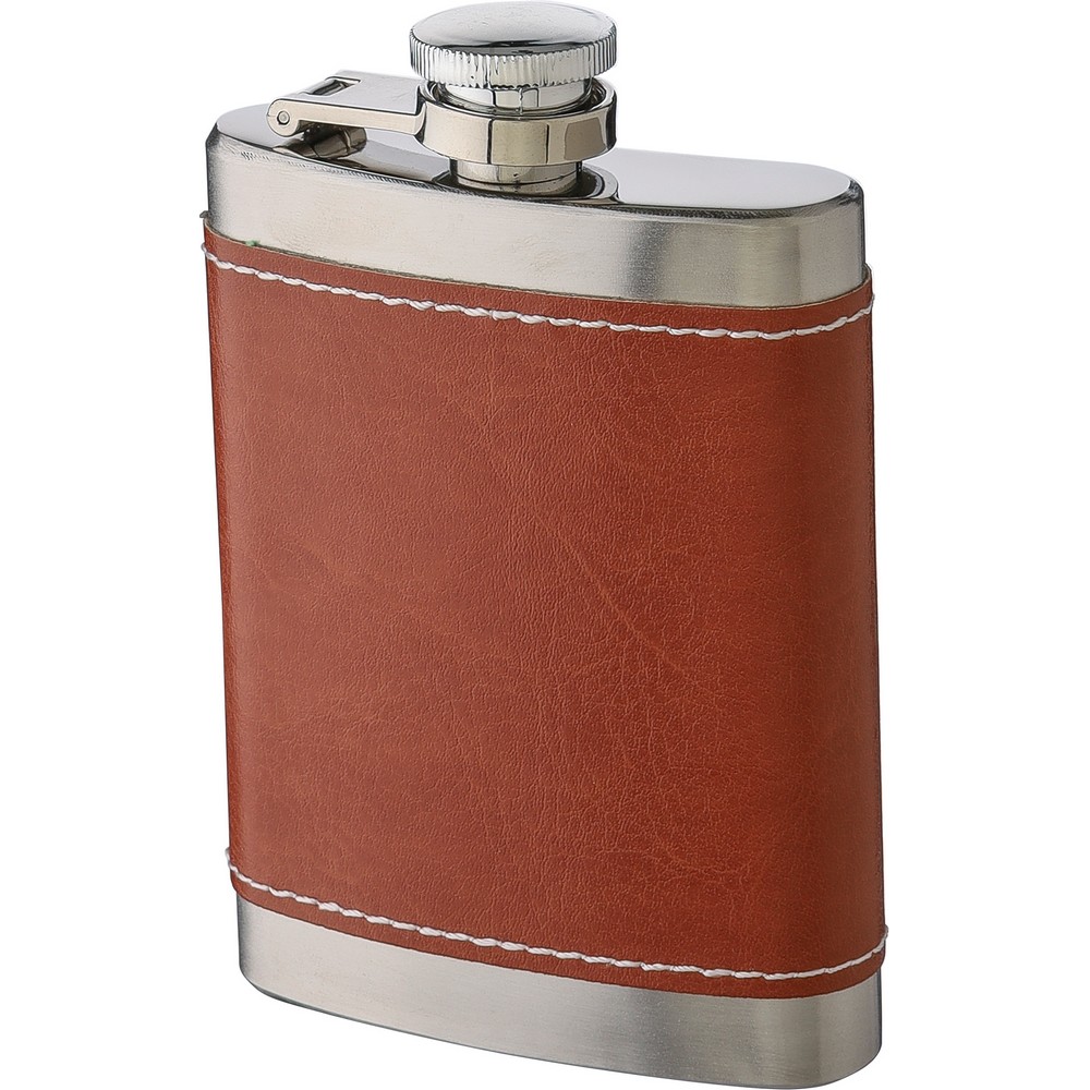 Flachmann 100 ml in Braun, Ansicht 3