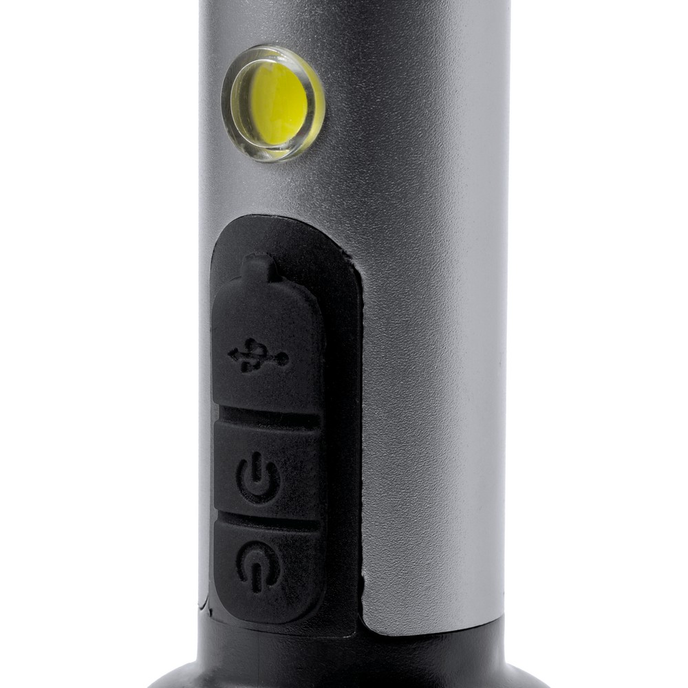 COB-Taschenlampe in Schwarz, Ansicht 3