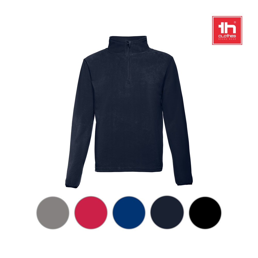 Unisex Fleece-Pullover | THC Vienna – Schwarz, Ansicht 6