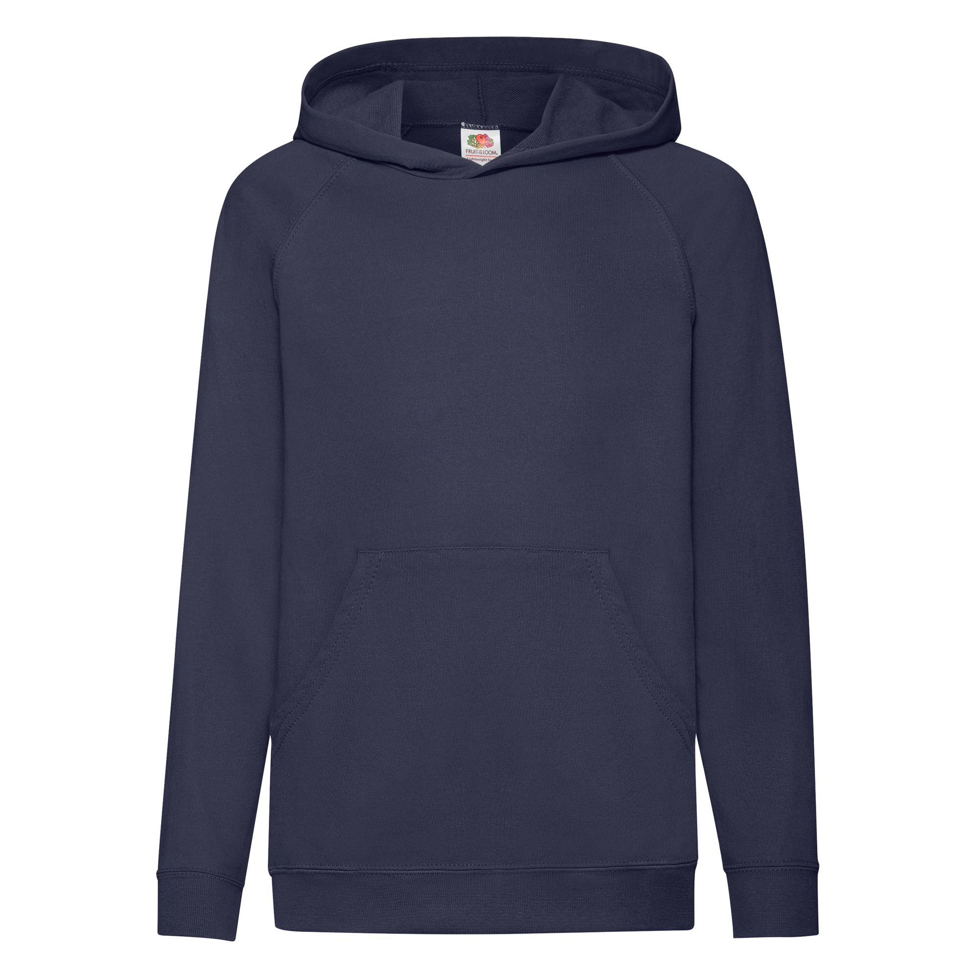 Fruit of the Loom Lightweight Hooded Sweat Kids in Deep Navy