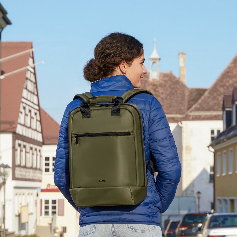 Laptop-Rucksack 16,2" Hama Lightweight in Grün, Ansicht 2