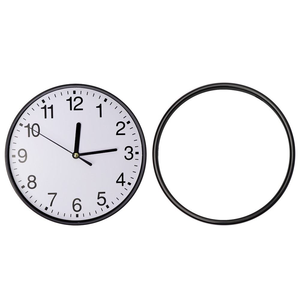 Wanduhr | Puckett in Schwarz, Ansicht 2
