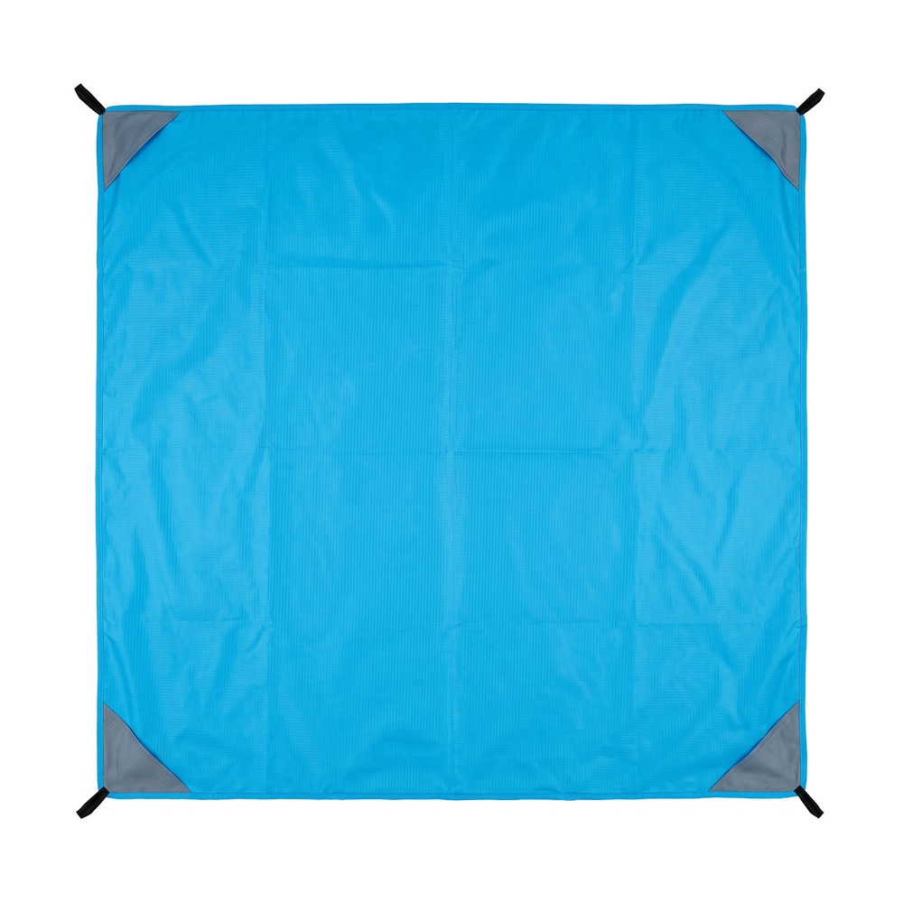 Faltbare wasserdichte Strandmatte | Hattie in Blau, Ansicht 10