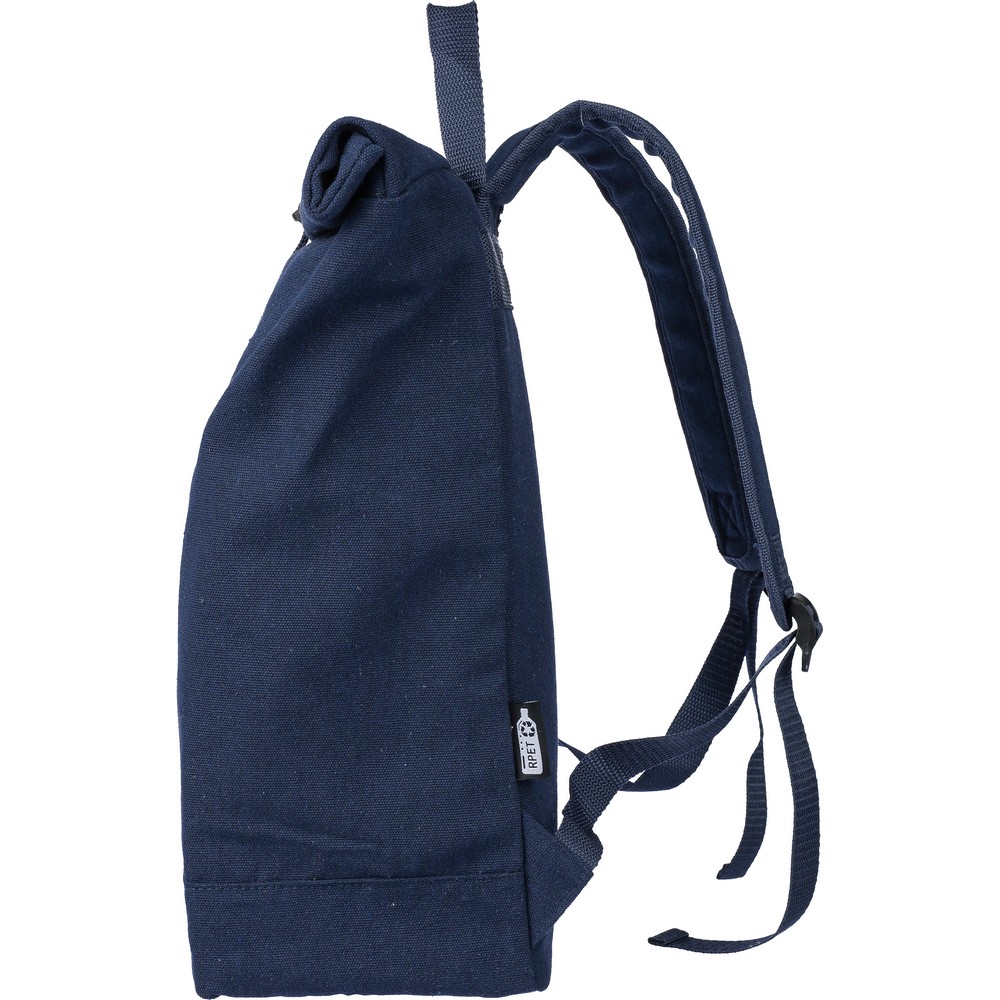 Aufrollbarer Rucksack in Blau, Ansicht 14