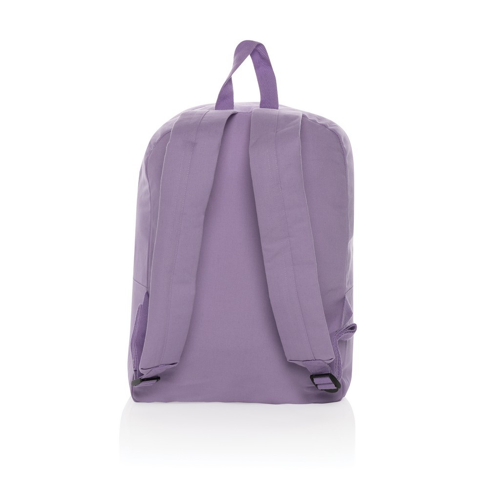 This 285 gsm recycled canvas backpack is a classic for everyday use. This bag features a spacious front and back pocket to hold your other daily essentials. With AWARE™ tracer that validates the genuine use of recycled materials. Each backpack saves on av