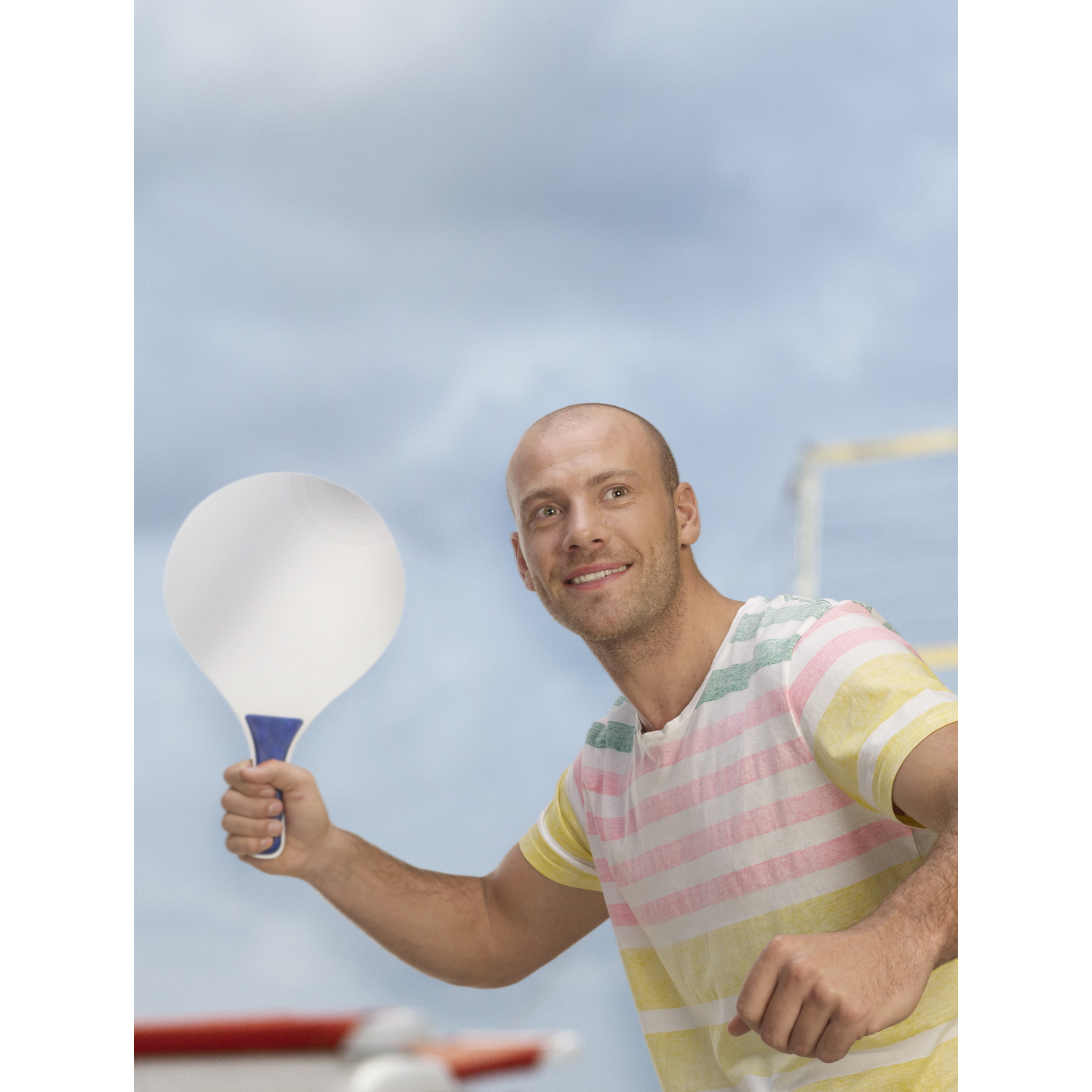 Geschicklichkeitsspiel, Tennis in Rot, Ansicht 2