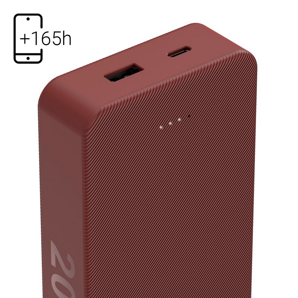 Powerbank 20000 mAh Hama Power Pack in Rot, Ansicht 7