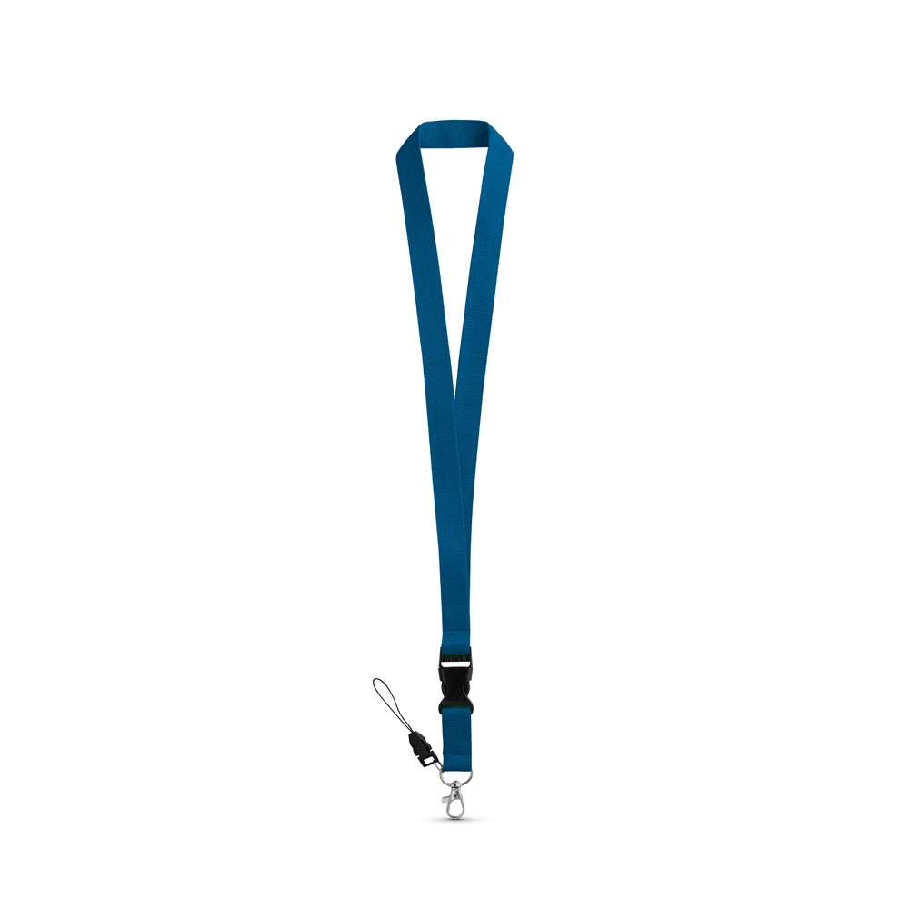 Lanyard aus Polyester | Anquetil – Blau