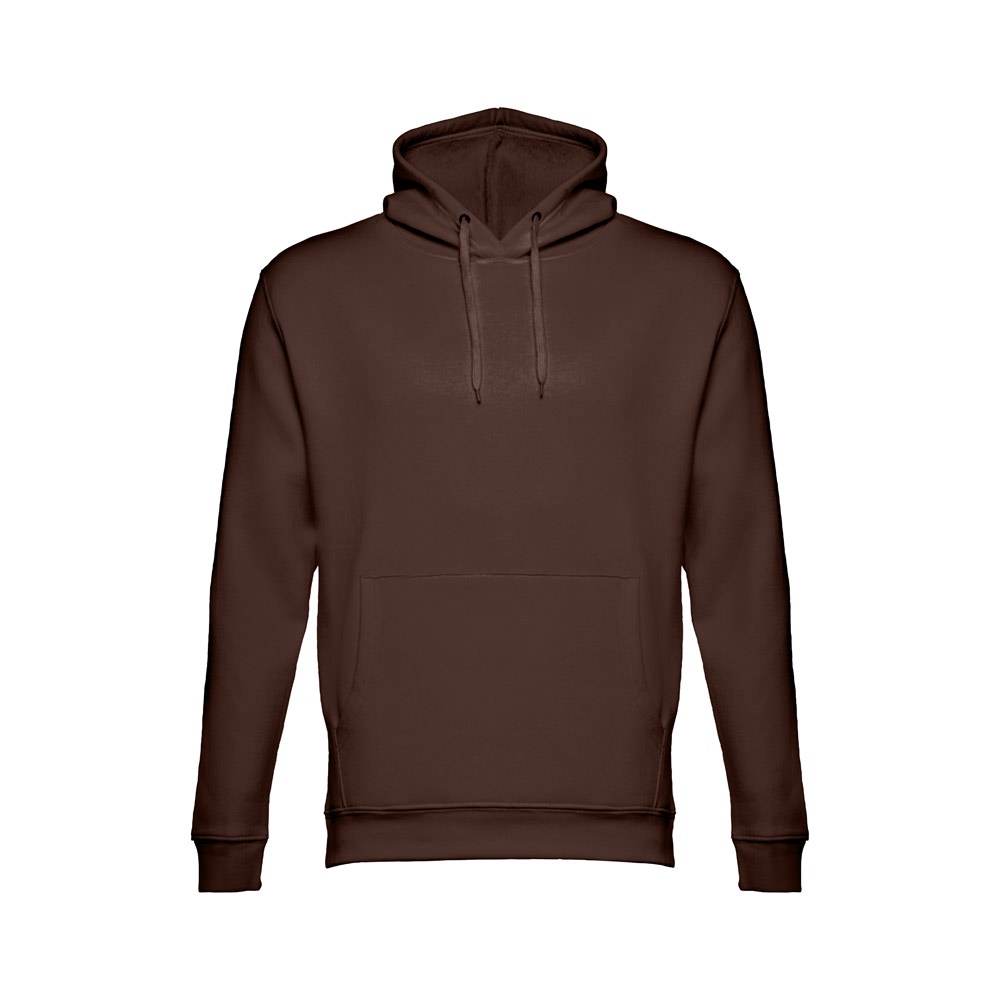 Sweatshirt (unisex) mit Kapuze aus Baumwolle und Polyester | THC Phoenix – Dunkelbraun