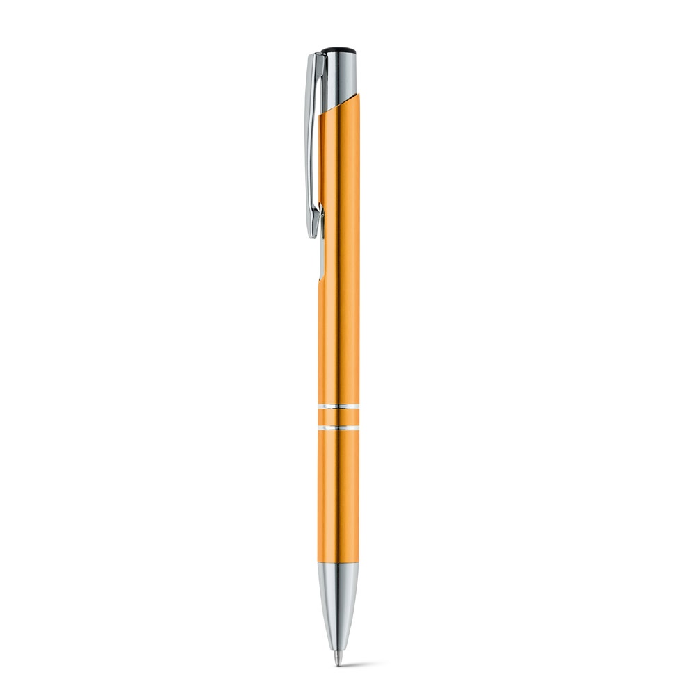 Aluminium-Kugelschreiber mit Clip | Beta – Orange