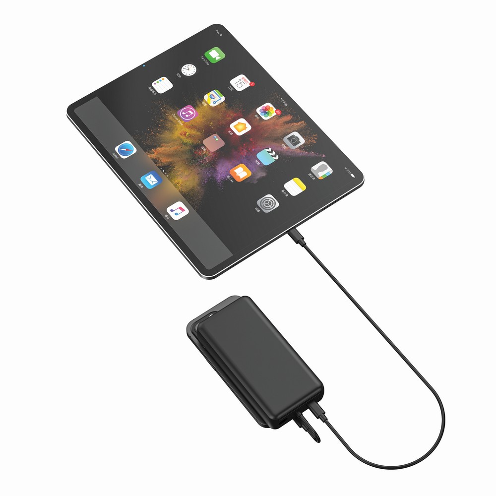 Urban Vitamin Menlo Park RCS rPlastik 20000 20W PD Powerbank in Schwarz, Ansicht 5