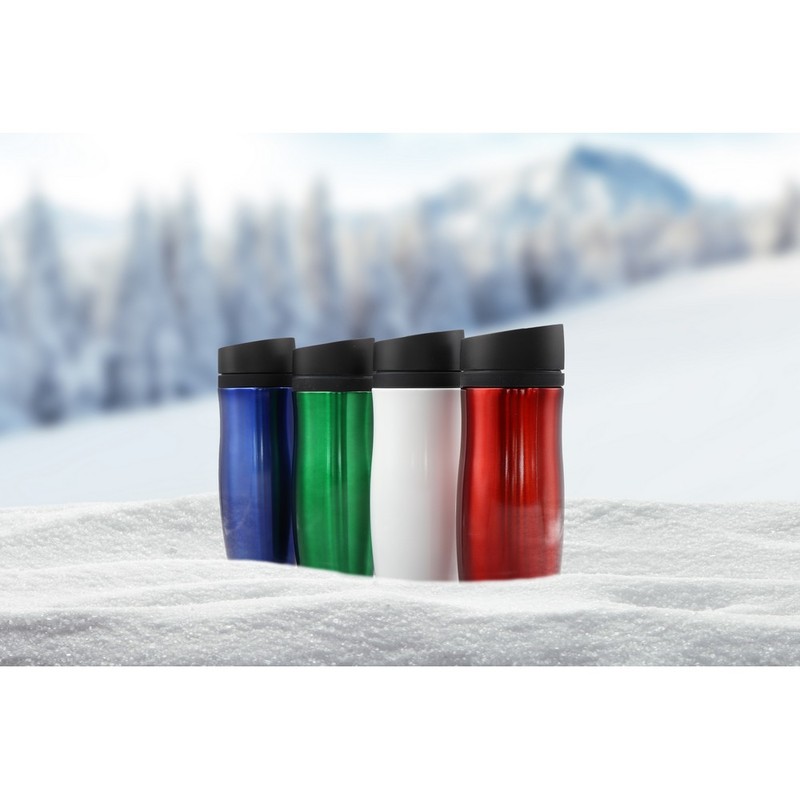 Thermobecher 375 ml Air Gifts | Jackson in Grün, Ansicht 2