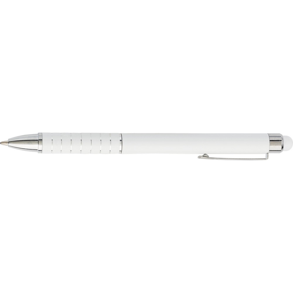 Kugelschreiber mit Touch-Pen in Weiß, Ansicht 2