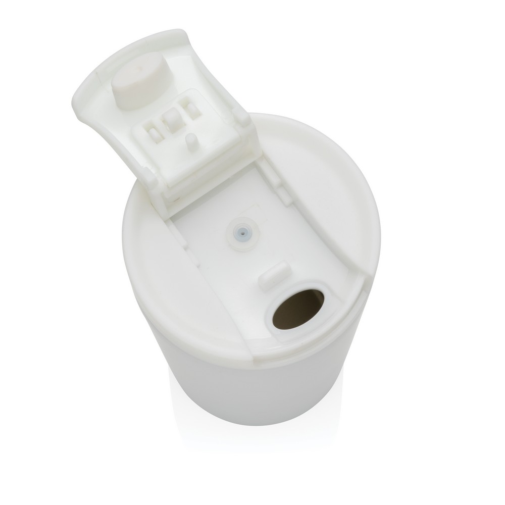 Doppelwandiger Vakuum-Becher aus RCS recyceltem SS in Weiß, Ansicht 5