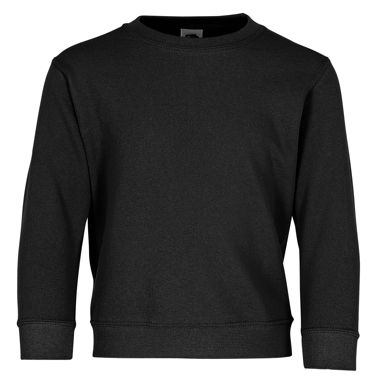 Fruit of the Loom Kinder Classic Set-In Sweat in Schwarz