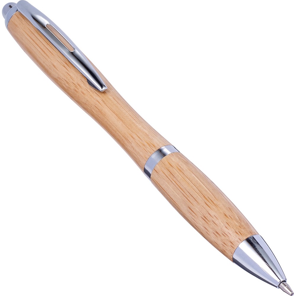 Bambuskugelschreiber in Holz, Ansicht 4