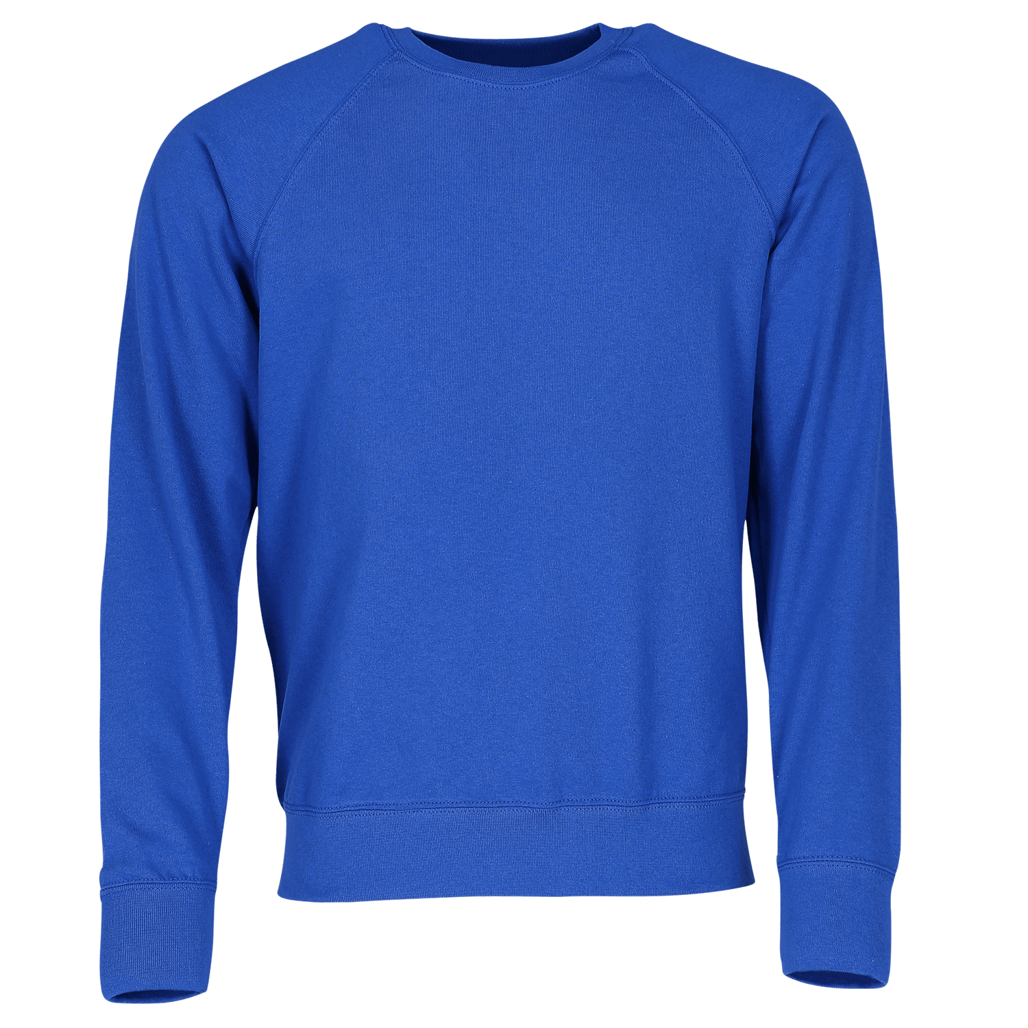 Fruit of the Loom Lightweight Raglan Sweat in Royal