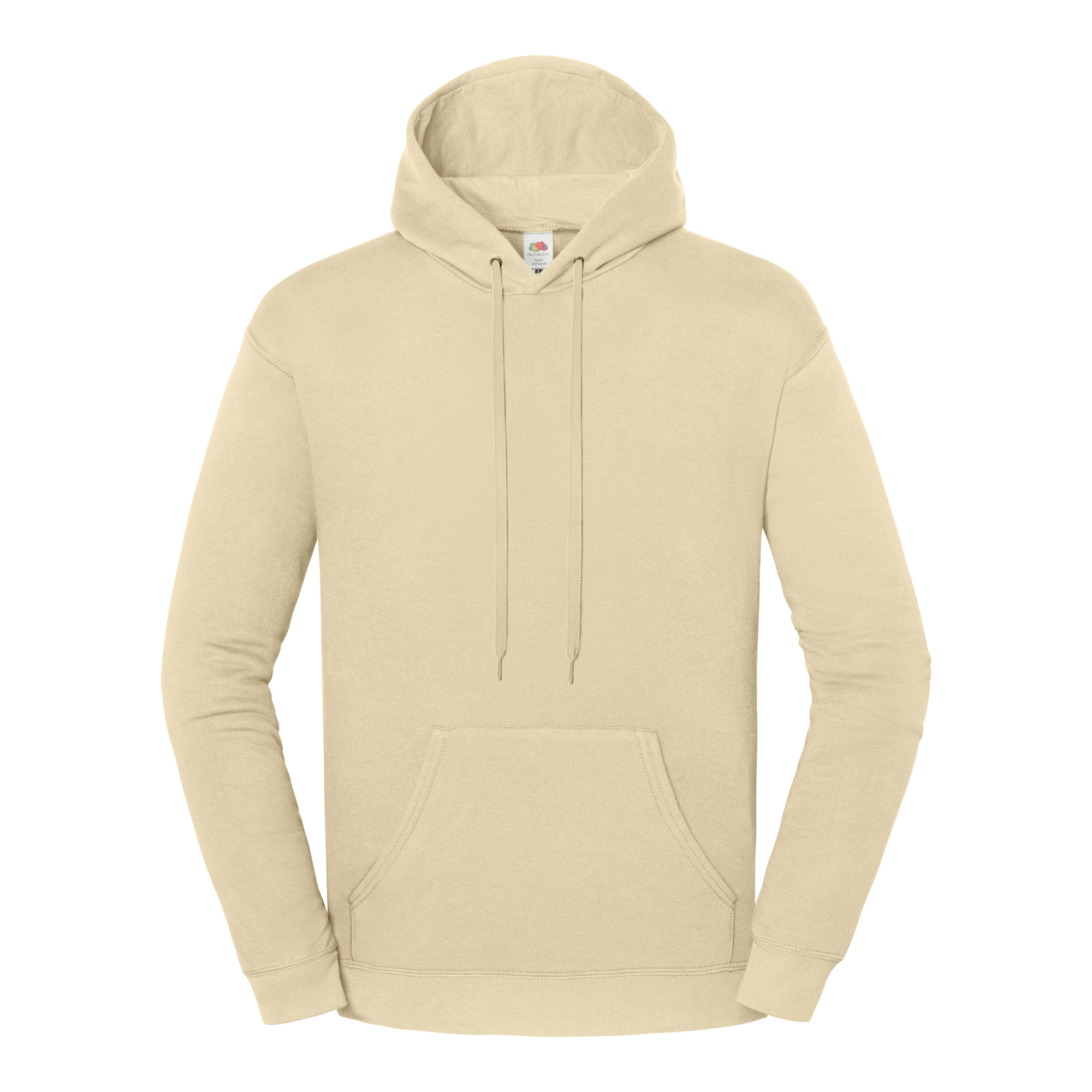 Fruit of the Loom Iconic 250 Kapuzen Sweat in Desert Sand