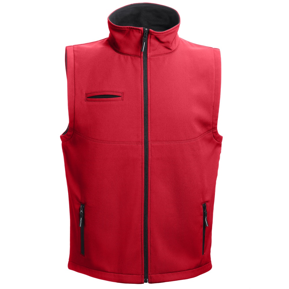 Unisex Softshell-Weste | THC Baku – Rot
