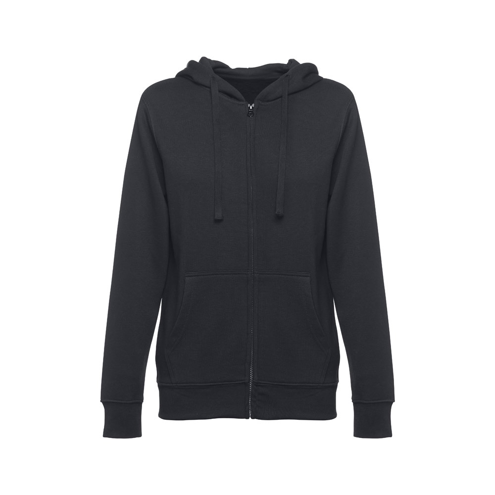Sweatshirt für Frauen aus Baumwolle und Polyester | THC Amsterdam Women – Schwarz