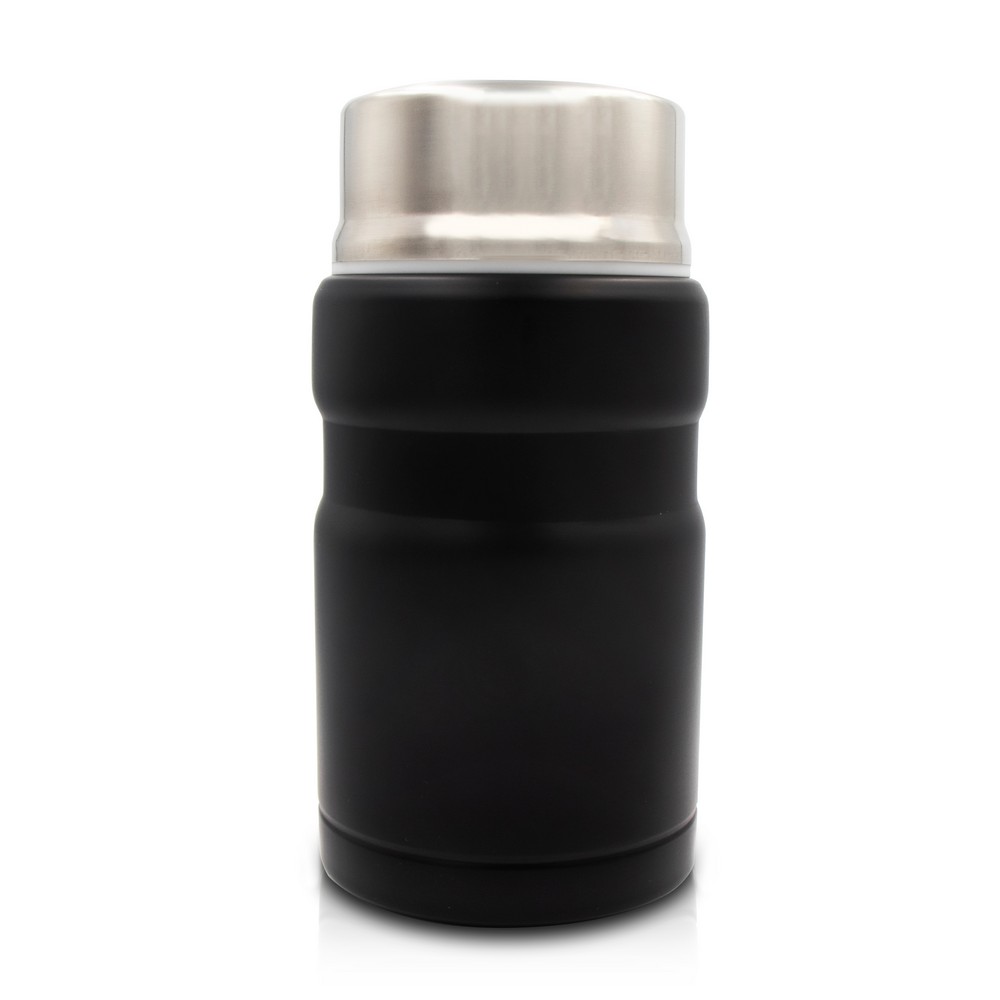 Air Gifts Thermobehälter 650 ml, Klapplöffel | Jonathan in Schwarz, Ansicht 7