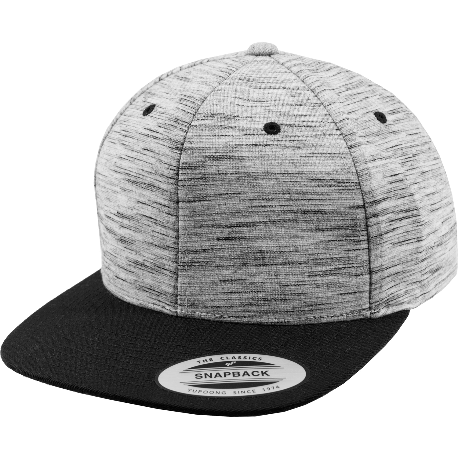 Flexfit Stripes Melange Crown Snapback Cap